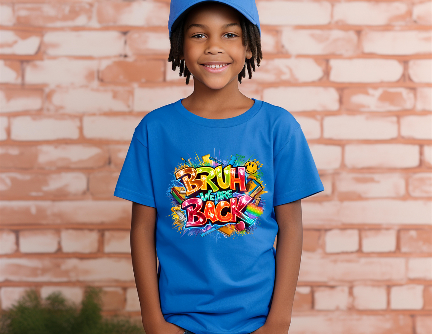 Back to school Short Sleeve T-shirts-BRUH WE BACK